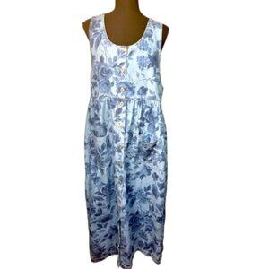 Capacity Women’s XL Denim Floral Dress